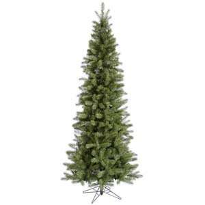  Slim Spruce Tree with In Metal Base   7.5 Foot