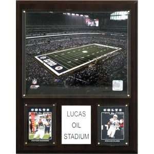 Indianapolis Colts Lucas Oil Stadium 12x15 Plaque 