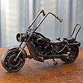 Handcrafted Auto Parts Rustic Motorbike Classic Sculpture (Mexico 