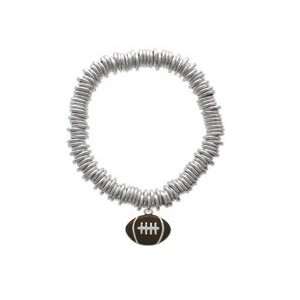    Large Enamel Football Charm Links Bracelet [Jewelry] Jewelry
