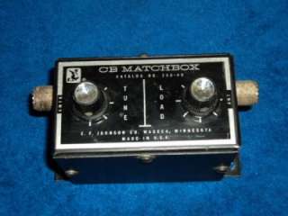 Vintage EF E F Johnson CB Ham Radio Matchbox Antenna Tuner  