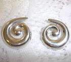 Mexican 925 Sterling Silver Earrings Mark Mexico PLATA