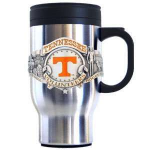 Tennessee Volunteers Stainless Steel & Pewter Travel Mug  