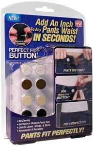 PERFECT FIT BUTTON AS SEEN ON TV INSTANT FIX 8 BUTTON  