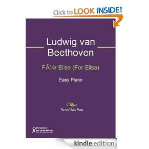 Fr Elise (For Elisa) Sheet Music (Easy Piano) Ludwig van Beethoven 