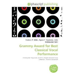  Grammy Award for Best Classical Vocal Performance 
