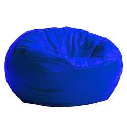BeanSack Royal Blue Vinyl Bean Bag Chair  