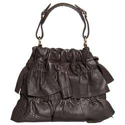 Bulga Sappa Brown Leather Tote Bag  