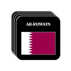  Qatar   AR RUWAYS Set of 4 Mini Mousepad Coasters 