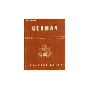 German Language Guide June 24 1943 Technical Manual TM30 306   A Guide 