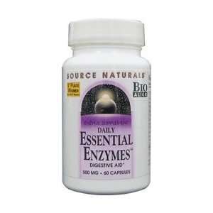   Source Naturals Essential Enzymes, 60 Capsule