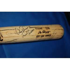   Baseball Bat   with Final Season Inscription