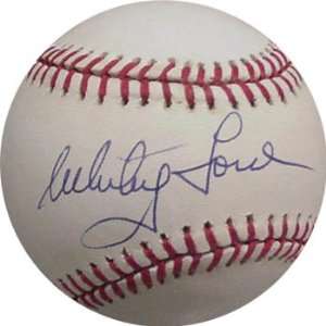Autographed Whitey? Ford Baseball   Autographed Baseballs  