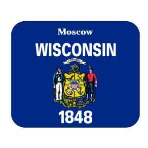 US State Flag   Moscow, Wisconsin (WI) Mouse Pad 
