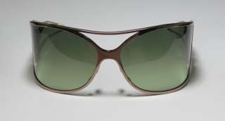 NEW CHRISTIAN ROTH 14270 TITANIUM WOVEN BEIGE ARMS GREEN LENS 