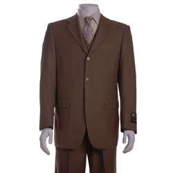 Giorgio Fiorelli Mens 3 piece Taupe Suit  
