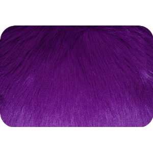  60 Wide Faux Fur Luxury Shag Purple Fabric By the Yard 