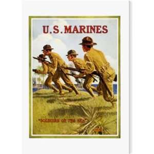  Marines Recruiting Poster AZV01089 metal print
