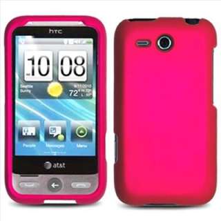 Pink Rubberized Hard Case Cover for HTC Freestyle F8181 AT&T Accessory