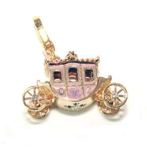    Juicy Couture Jewelry Princess Carriage Charm Gold Jewelry