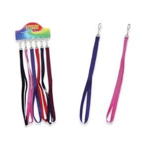  1 Pc. Assorted Solid Color   19 Lanyard Keyring 