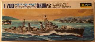 Japan Sakura (Cherry Blossom) WWII 1/700 Ship Model Kit  