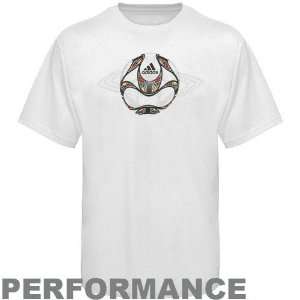 adidas Youth White Predator ClimaLITE Performance T shirt  