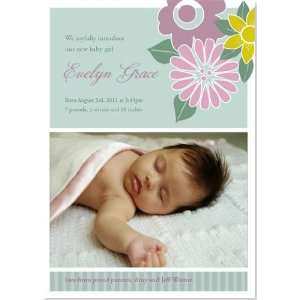  Blushing Grace Photo Birth Announcement Health & Personal 