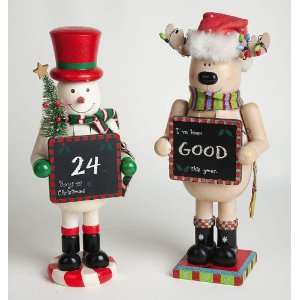  Nutcrackers 14 Reindeer & Snowman 2 Asst