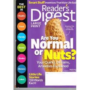  READERS DIGEST Magazine (Large Print Edition Mar 2012) Are 