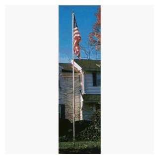  Forge 20 Foot Aluminum In Ground Pole With 4 Foot x 6 Foot U.S. Flag 
