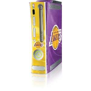 Los Angeles Lakers Home Jersey Vinyl Skin for Microsoft Xbox 360 