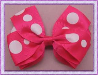 pcs 4 inch Girl Costume Boutique Large Hair Bows Clip for gift 