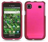 PINK Hard CASE Skin for Samsung GALAXY S 4G Rubberized  