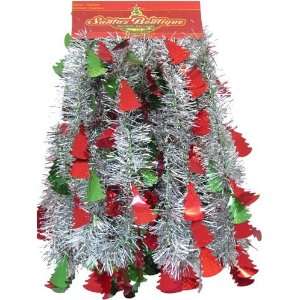  15 Feet Silver Christmas Tree Tinsel Garland Toys & Games