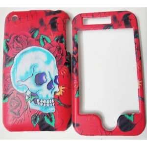  Iphone 3G 3GS Ed Hardy Pink Skull Style Snap On Case Cell 
