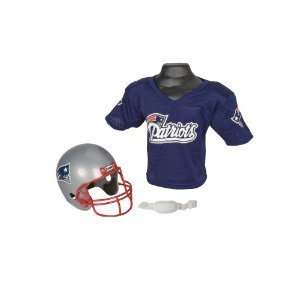  New England Patriots Youth NFL Helmet and Jersey Set 