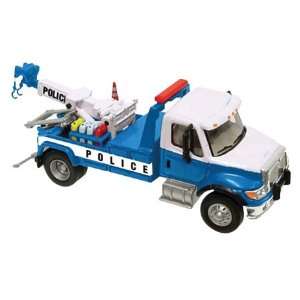   International 7000 Wrecker, Police/Blue/White BLY451427 Toys & Games