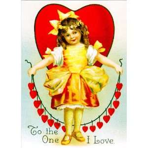  Unique High Quality Vintage Valentines Day Cards Chain of 