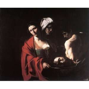   name Salome with the Head of St John the Baptist 2, By Caravaggio