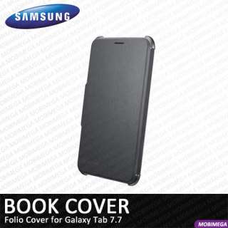 Genuine Samsung EFC 1E3NBE Book Cover Folio Case Galaxy Tab 7.7 P6800 