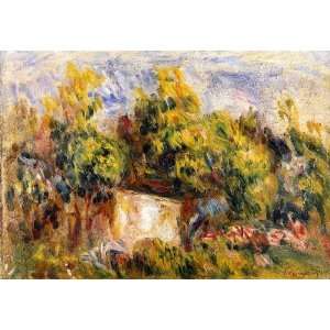  Oil Painting Landscape with Cabin Pierre Auguste Renoir 