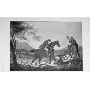  Fox Hunting Sport Horses Hounds Dogs Country 1897