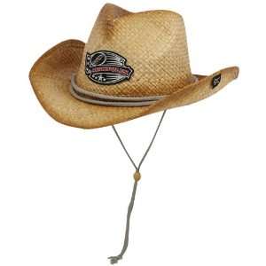 Florida State Seminoles (FSU) Tan Crystal Raffia Cowgirl Hat  