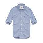 NWT Abercrombie & Fitch Men Classic Shirt, Kilburn Mountain, Blue 