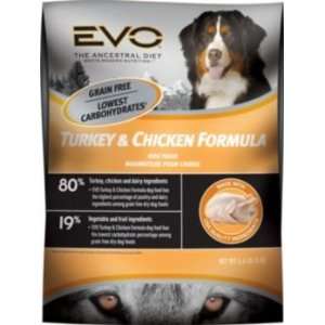  Evo Turkey/Chicken Lg Bite Dry Dog Food 13.2lb Pet 