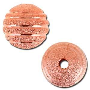  9mm Stardust Copper Beehive Round Beads Arts, Crafts 