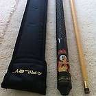 BRAND NEW RILEY TWO PIECE SNOOKER POOL CUE WITH SCREW ON TIP AND RILEY 