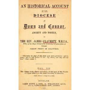   Diocese Of Down And Connor, Ancient And Modern James OLaverty Books