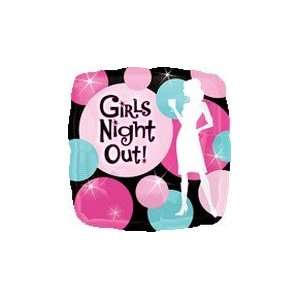  18 Girls Night Out Party Balloon   Mylar Balloon Foil 